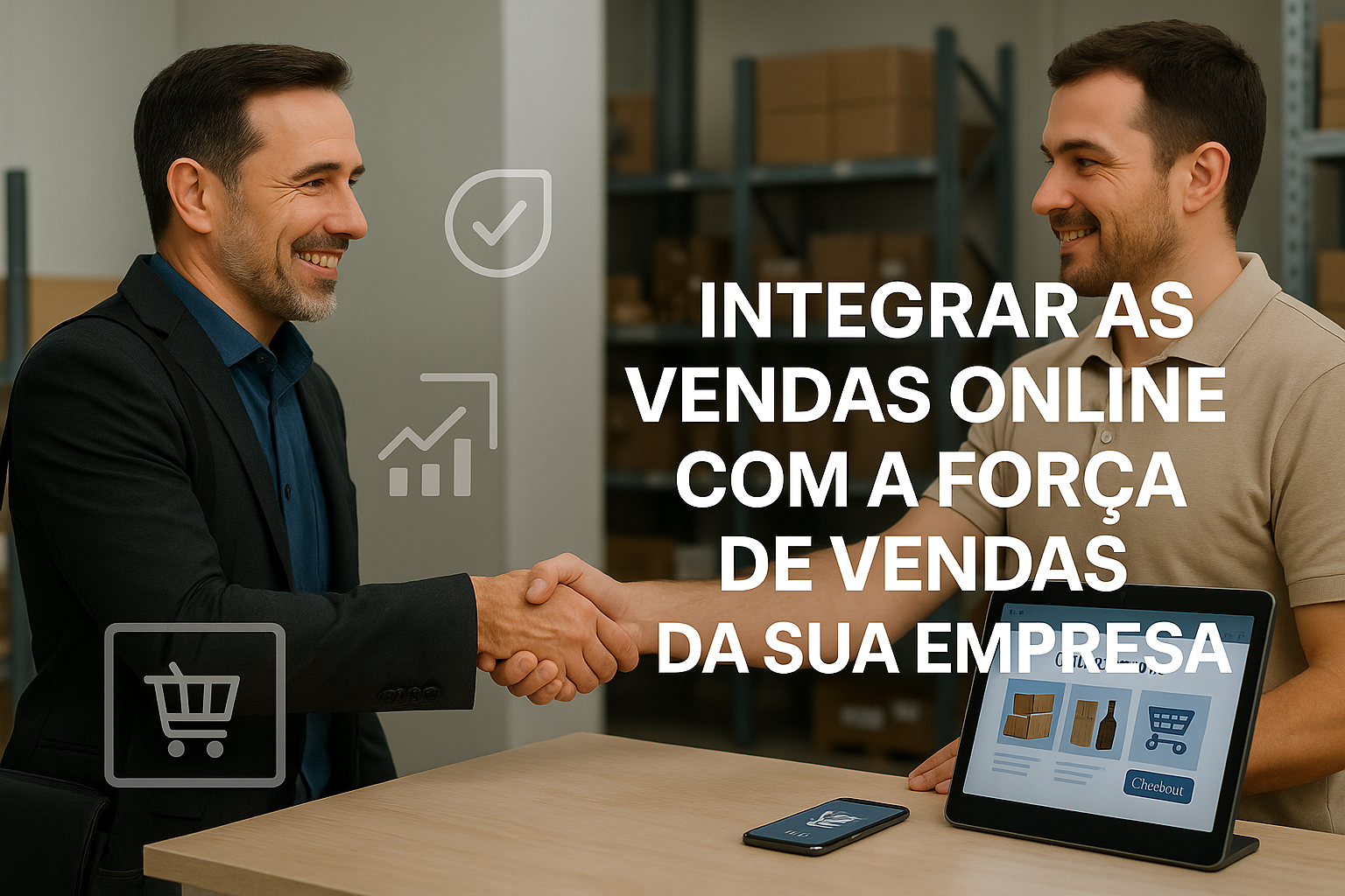 Integração das vendas online com a força de vendas