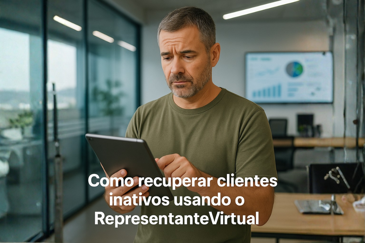 Como recuperar clientes inativos usando o RepresentanteVirtual