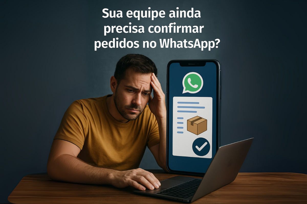 Sua equipe ainda precisa confirmar pedidos no WhatsApp?